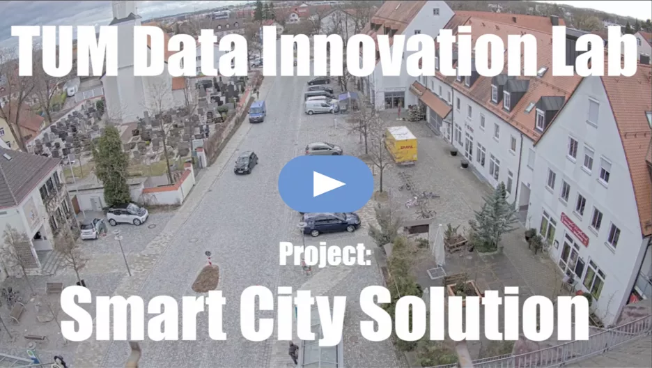 Video of Project: Smart city solution, AI based organisation of public parking spaces.