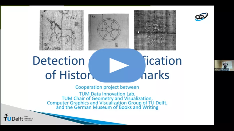 Video of project: Detection and Classification of Historic Watermarks