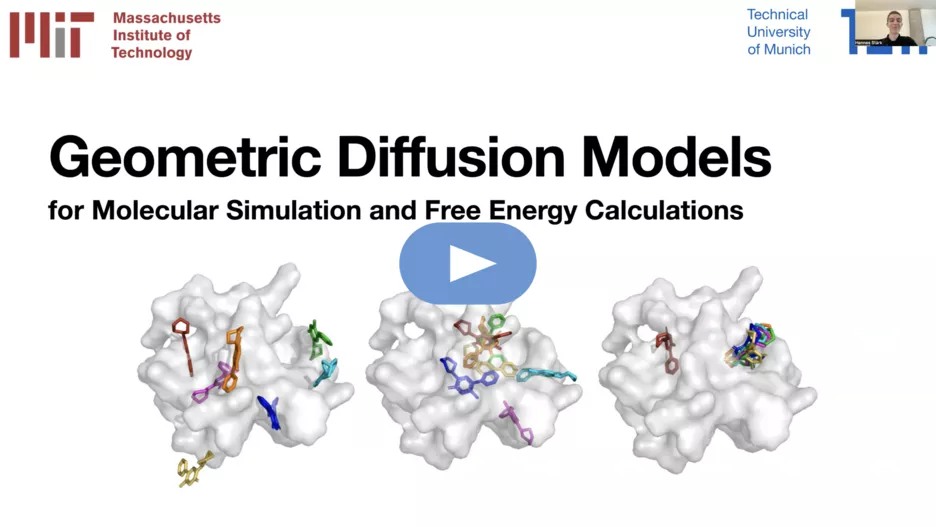 Video of project: Geometric Diffusion Models for Molecular Simulation and Free Energy Calculations 