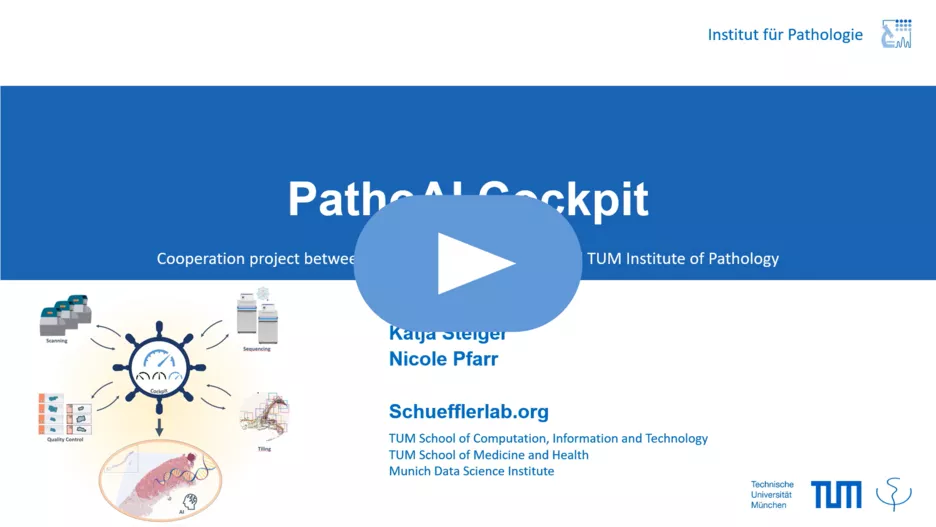 Video of project: PathoAI Cockpit - Pathology Data Science for Molecular and Digital Pathology AI 