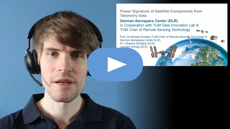 Video of project: Power Signature of Satellite Components from Telemetry Data