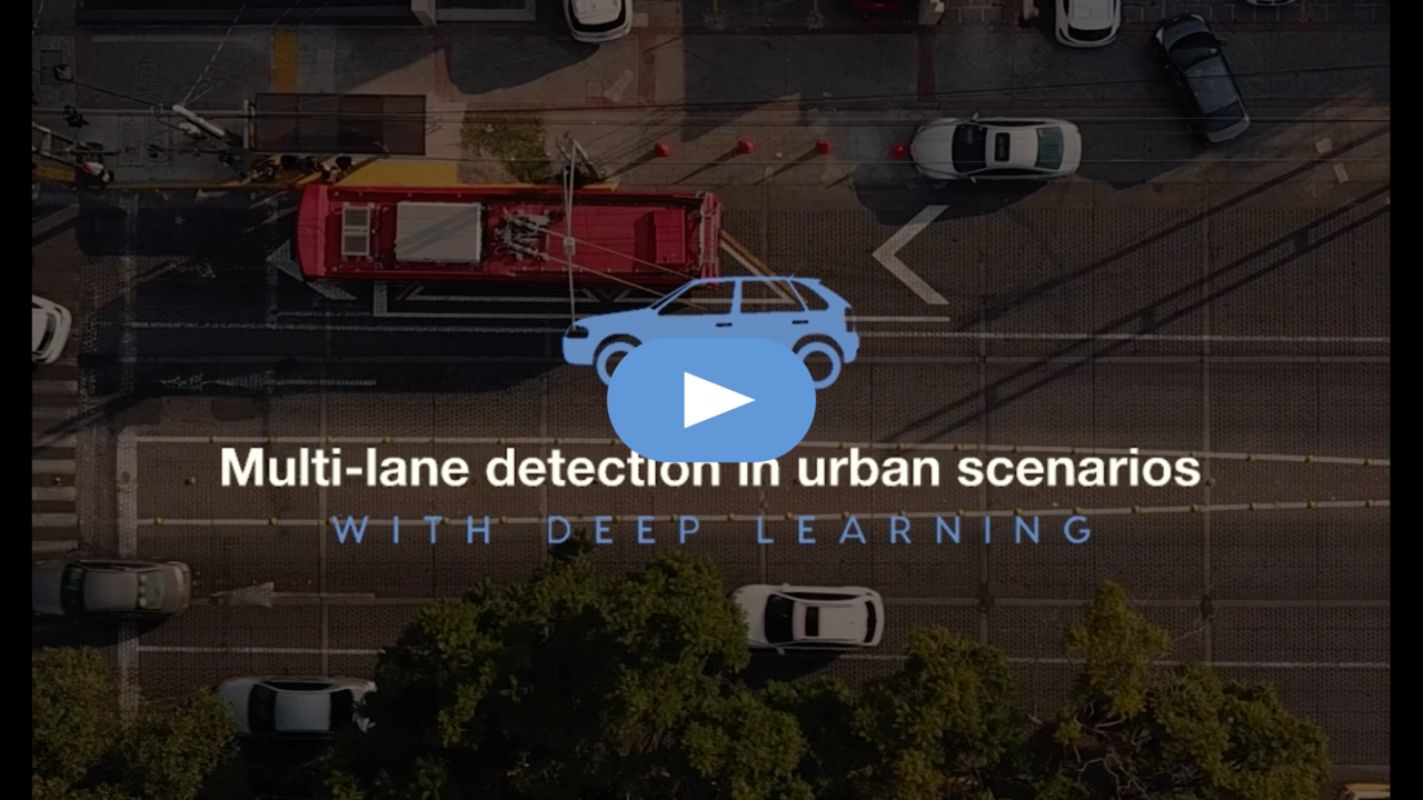Results of project "Multi-lane Detection in Urban Scenarios with Deep Learning"
