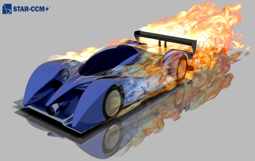 An illustration of car in fire