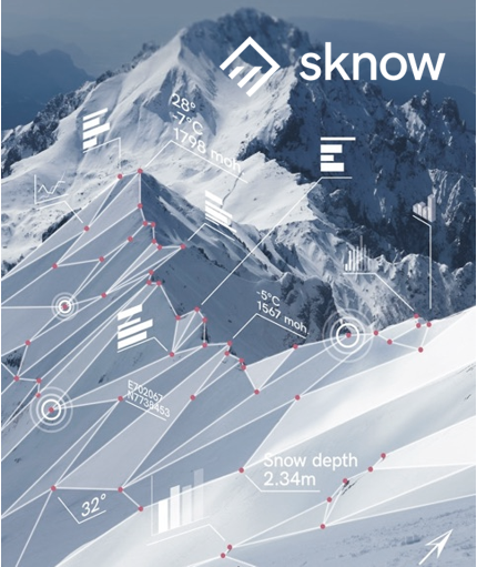 Illustration of all gathered information about an ice mountain