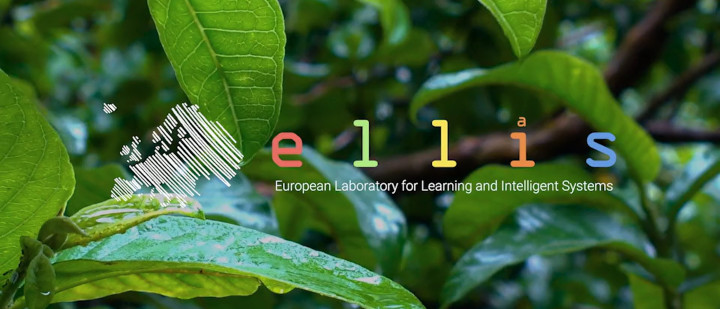 ELLIS Logo vor Blätterwald